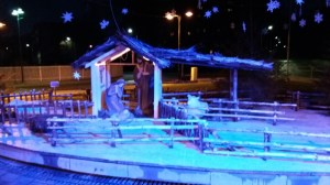 Betlēmīte Ogrē pie Novada domes. Ogres Mākslas skolas un Ogres Tehnikuma darbs.